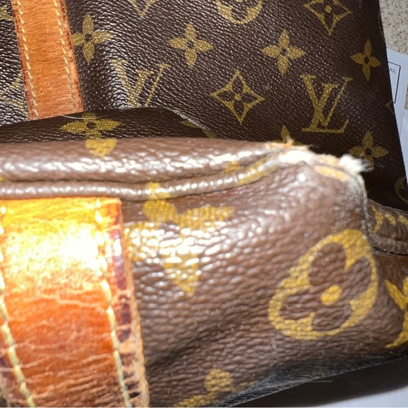 Vintage LOUIS VUITTON Monogram Large Sac Shopping Tote Bag 🤎 100% Authentic 🤎 - Picture 12 of 15